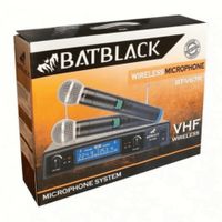 Micrófono Inalámbrico Profesional VHF  Batblack bt-v67r