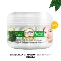 MASCARILLA FACIAL DE PEPINO Y YOGURT NEVADA