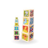 Cubos didácticos apilables 10 piezas