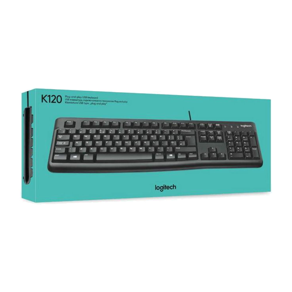 Teclado Logitech K120 USB Negro