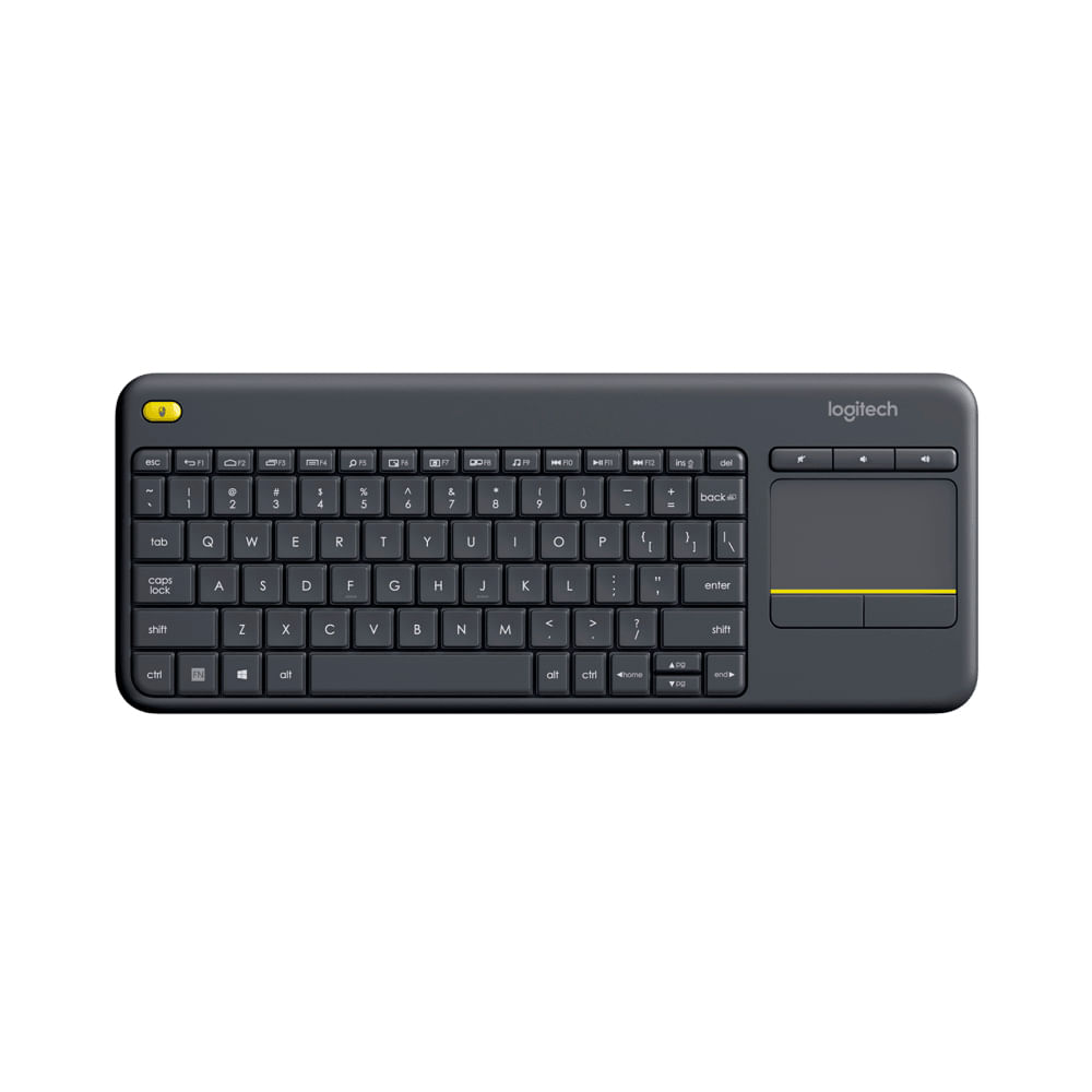 Teclado Logitech K400 Plus Inalámbrico Negro