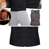 Faja Chaleco Térmico Reductor Hombre Fitness Bajar Peso - S