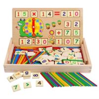 Tablero de madera Montessori Juguete de matemáticas