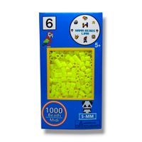 Cajita de Colores Hama Beads de 1000 Unidades Midi 5mm Amarillo Limon