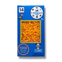 Cajita de Colores Hama Beads de 1000 Unidades Midi 5mm Amarillo Melon