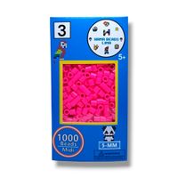 Cajita de Colores Hama Beads de 1000 Unidades Midi 5mm Magenta Rosa