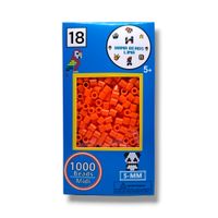 Cajita de Colores Hama Beads de 1000 Unidades Midi 5mm Naranja Oscuro