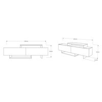 Mesa de TV Moderna 2 puertas Miriam TU MESITA