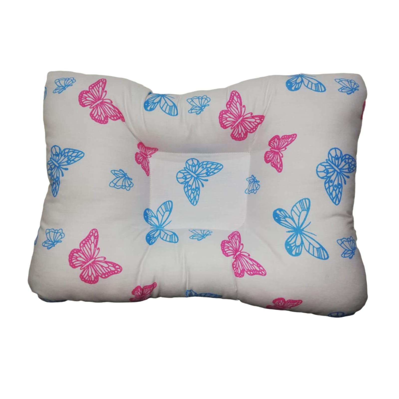Almohada para Bebé  Anticabeza Plana Diseño Mariposas