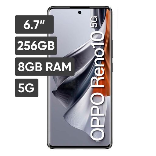 Smartphone OPPO RENO 10 6.7 8GB 256GB 64MP + 32MP + 8MP Gris