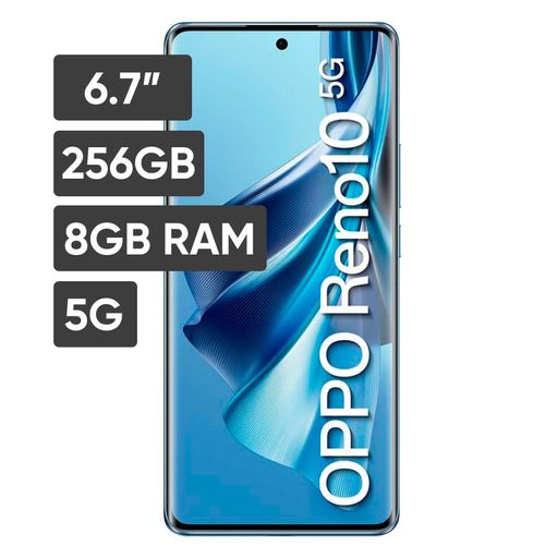 Celular Libre Oppo Reno 10 5G 6.7 256GB 8GB RAM Azul