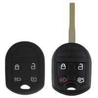 Cobertor de Llave Emisor en Silicona color negro 04 Botones para Ford