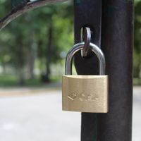 Candado Cisa Arco Latón de 60 mm