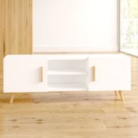 Mueble para TV Moderno Ayame Blanco R&R MUEBLES
