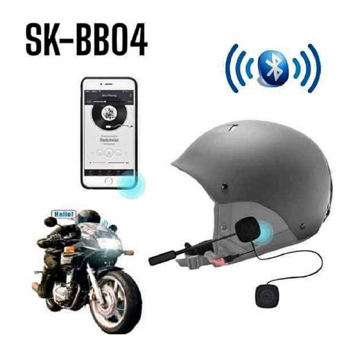 GENERICO Intercomunicador Moto Bluetooth Audifono Para Casco De Moto