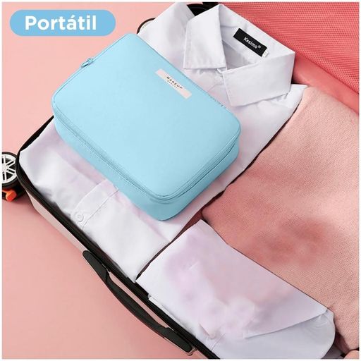 Neceser Organizador de Maquillaje Bolsa Cartera de Viaje Portátil V2 141N -  Promart