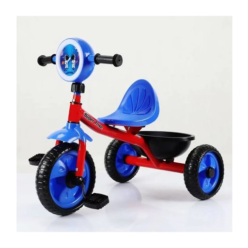 Triciclo Para Ni os Infantil Con Luces Y M sica Rojo plazaVea