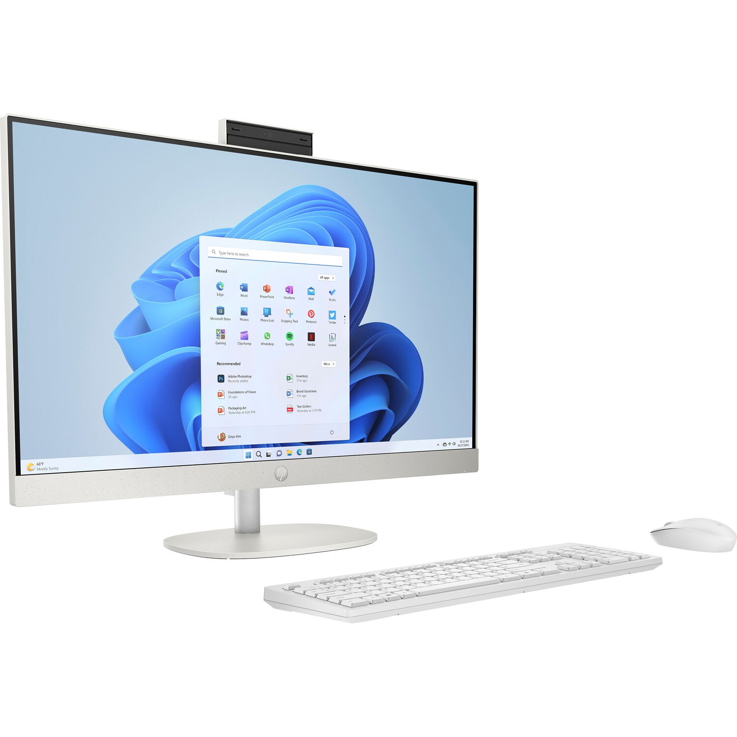 Computadora de Escritorio Hp 27 27 Cr0070 All In One con Pantalla Táctil Multitáctil