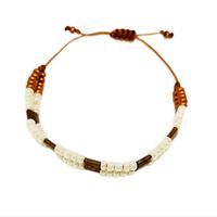 Pulsera Perla Japonesa con Tilas Checas Marialu Creaciones