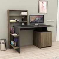 Escritorio Moderno Enzo Gris/Marron R&R MUEBLES