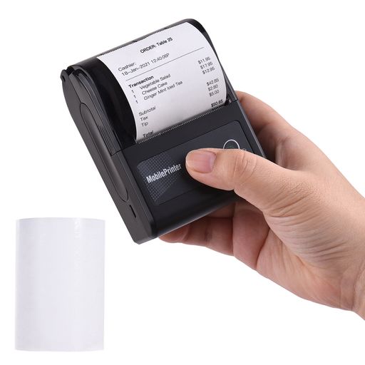 Mini Impresora Térmica Bluetooth Inalámbrica, Impresora de Recibos  inalámbrica de 58 mm