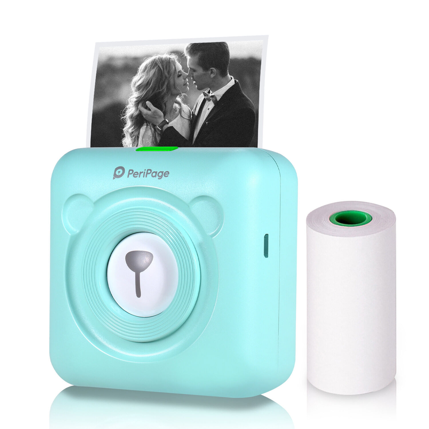 Impresora Térmica Ericsson A6 304Dpi Portátil Mini Bluetooth Verde Menta