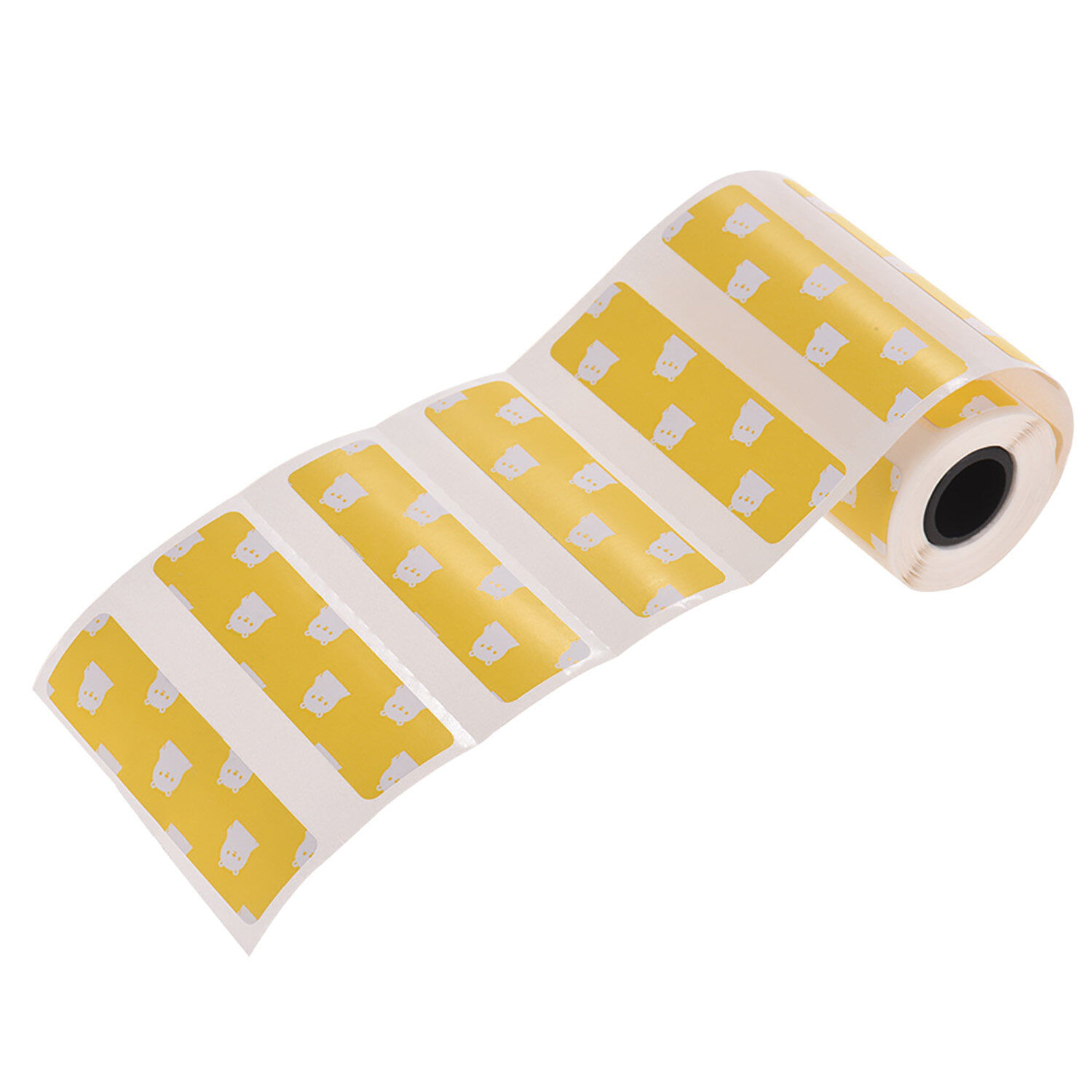Papel De Etiquetas Autoadhesivo Térmico Eric Bear A657*30Mm Amarillo 3 Rollos
