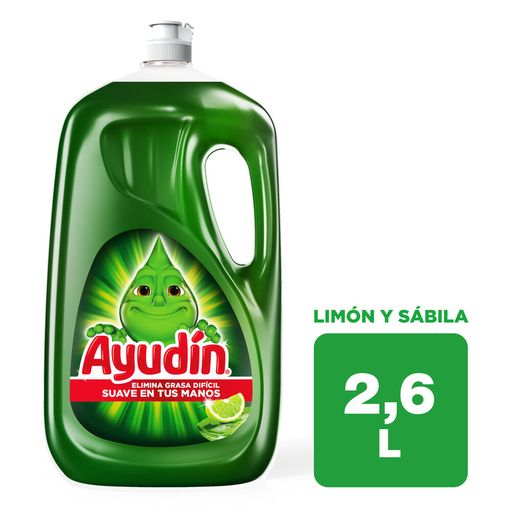Lavavajillas Líquido AYUDÍN Limón Botella 2.6L