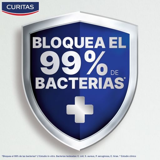 CURITAS AQUA PROTECT 100% RESISTENTES AL AGUA C/20 TRANSPARENTES –  Farmapronto