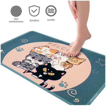 Hixingo Súper Absorbente Bayeta Escurreplatos, Antideslizante Dish Drying  Mat Estampado de Flor Sencilla Alfombra Escurreplatos，Diatomita Alfombrilla