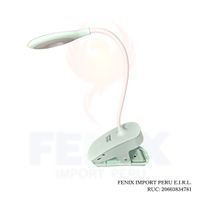 Lámpara De Escritorio Clip Táctil Multifuncional Cn-L3801b VERDE