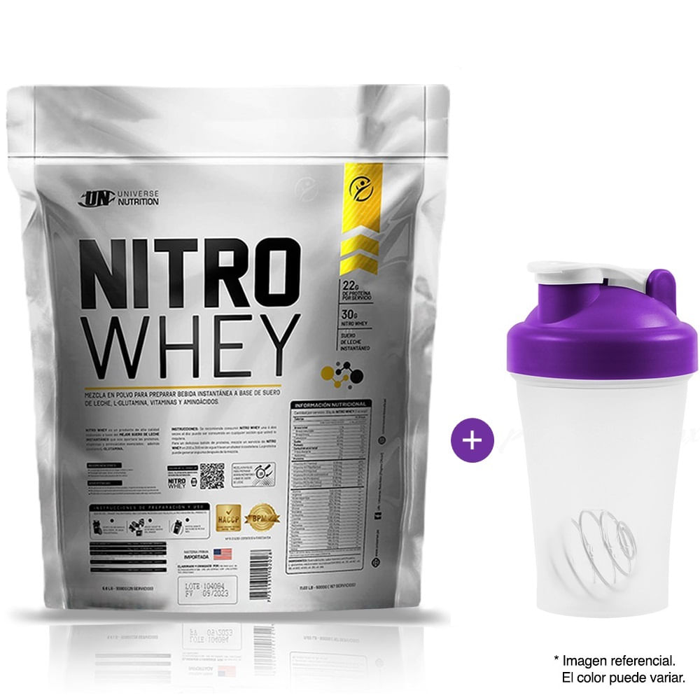 Proteina Nitro Whey 5Kg Cookies Universe Nutrition