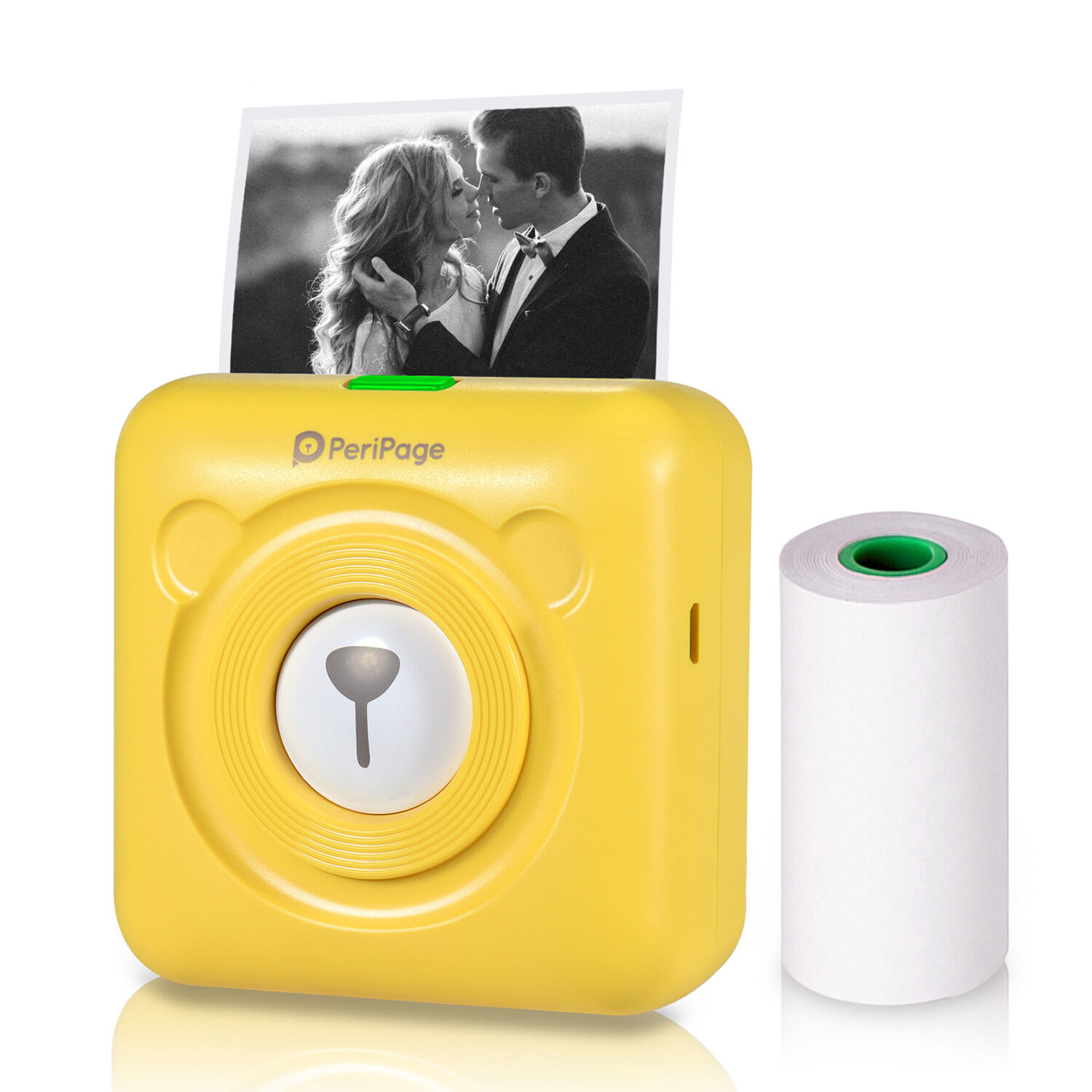 Impresora Térmica Ericsson A6 304Dpi Portátil Mini Bluetooth Amarilla