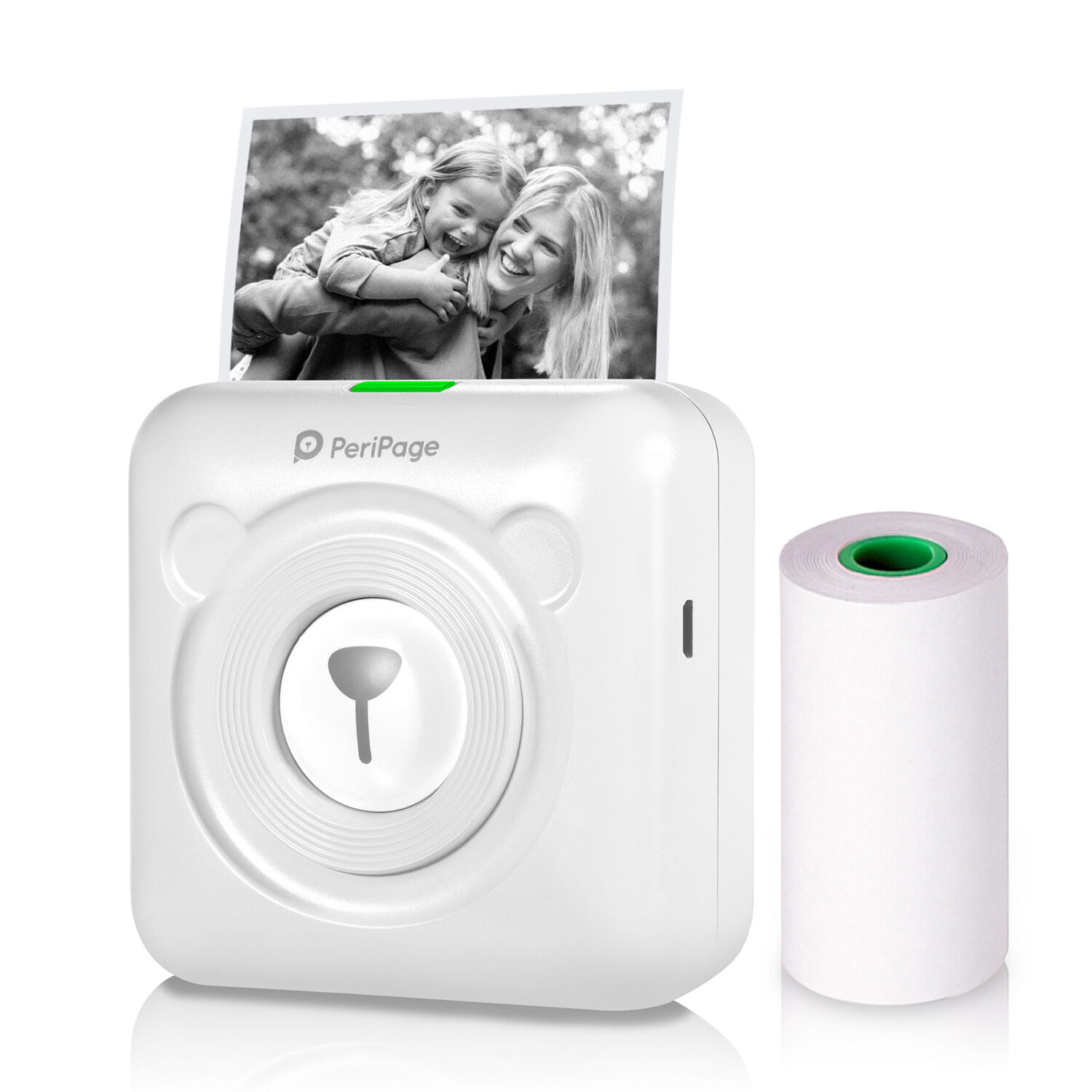 Impresora Térmica Ericsson A6 304Dpi Portátil Mini Bluetooth Blanca