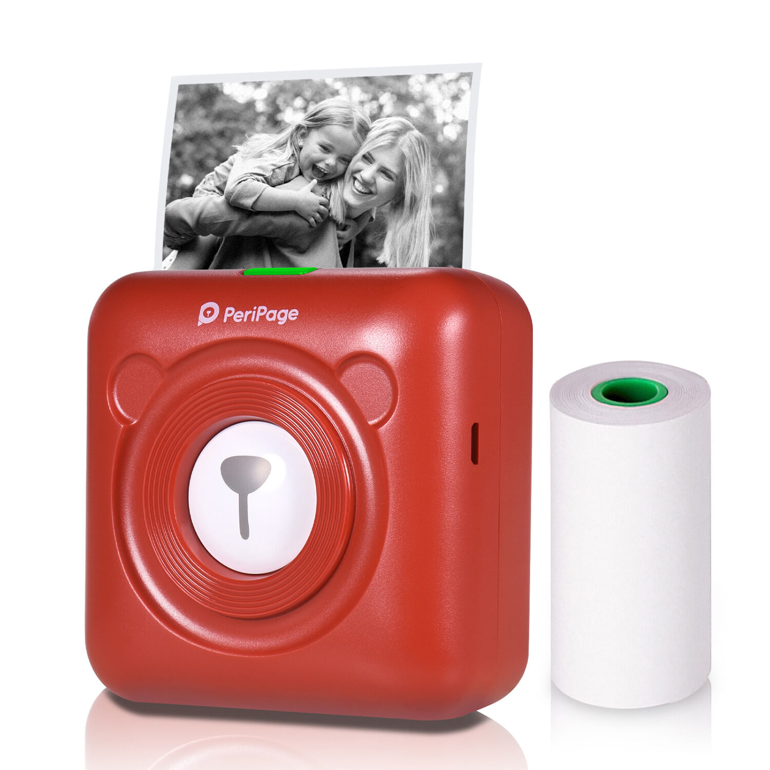 Impresora Térmica Ericsson A6 304Dpi Portátil Mini Bluetooth Roja