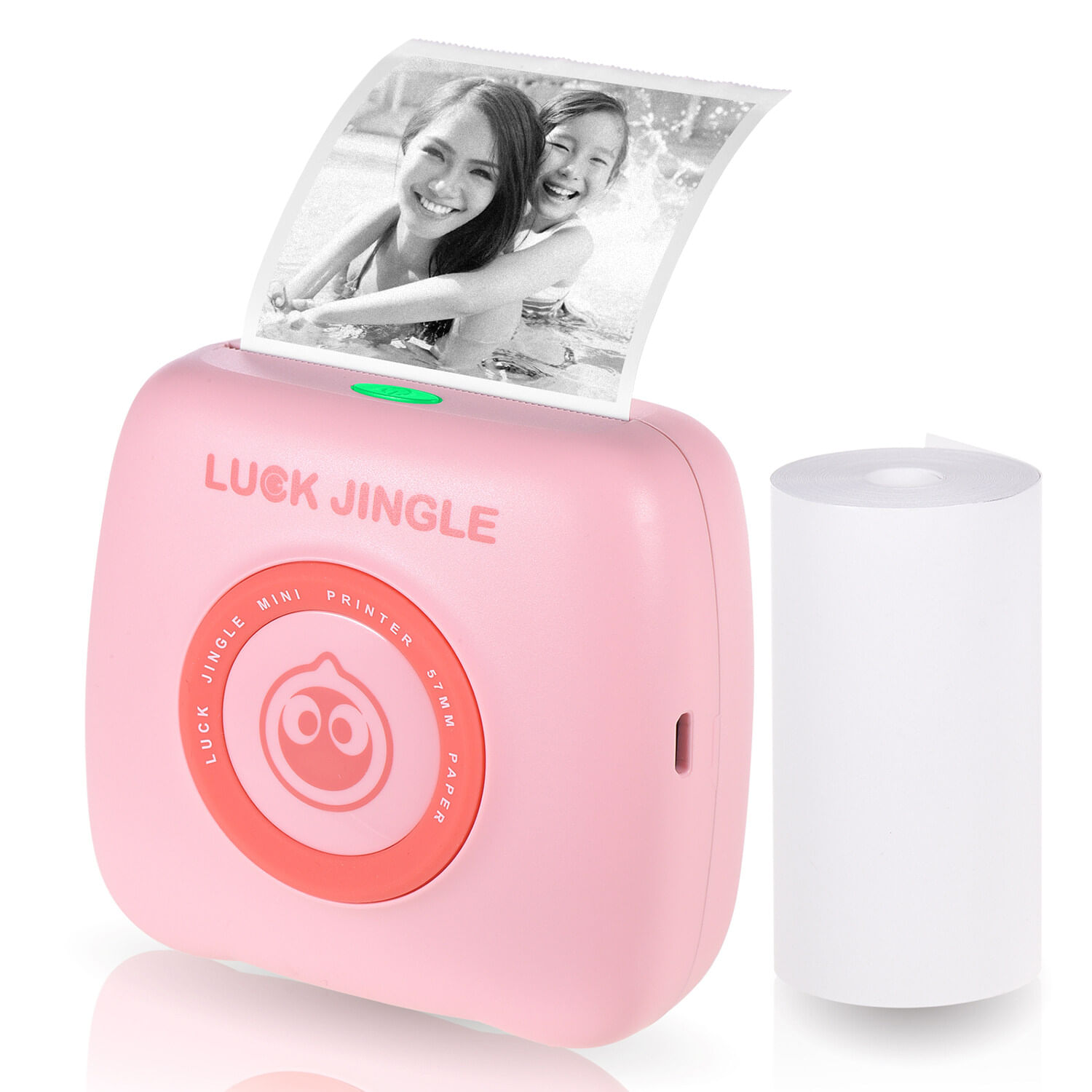 Impresora Térmica L1 203Dpi Definición Estándar Bluetooth Soporta 10 Idiomas Rosa