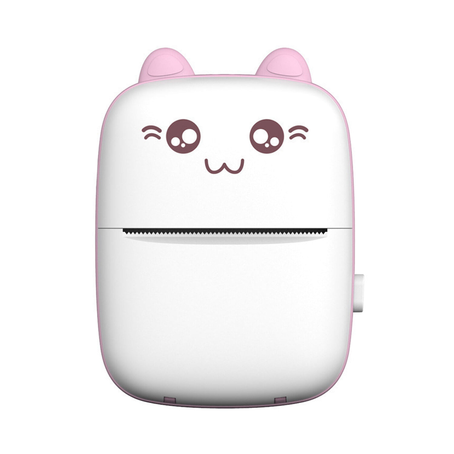 Impresora Térmica Portátil Bluetooth Alimentación De Papel Rosa