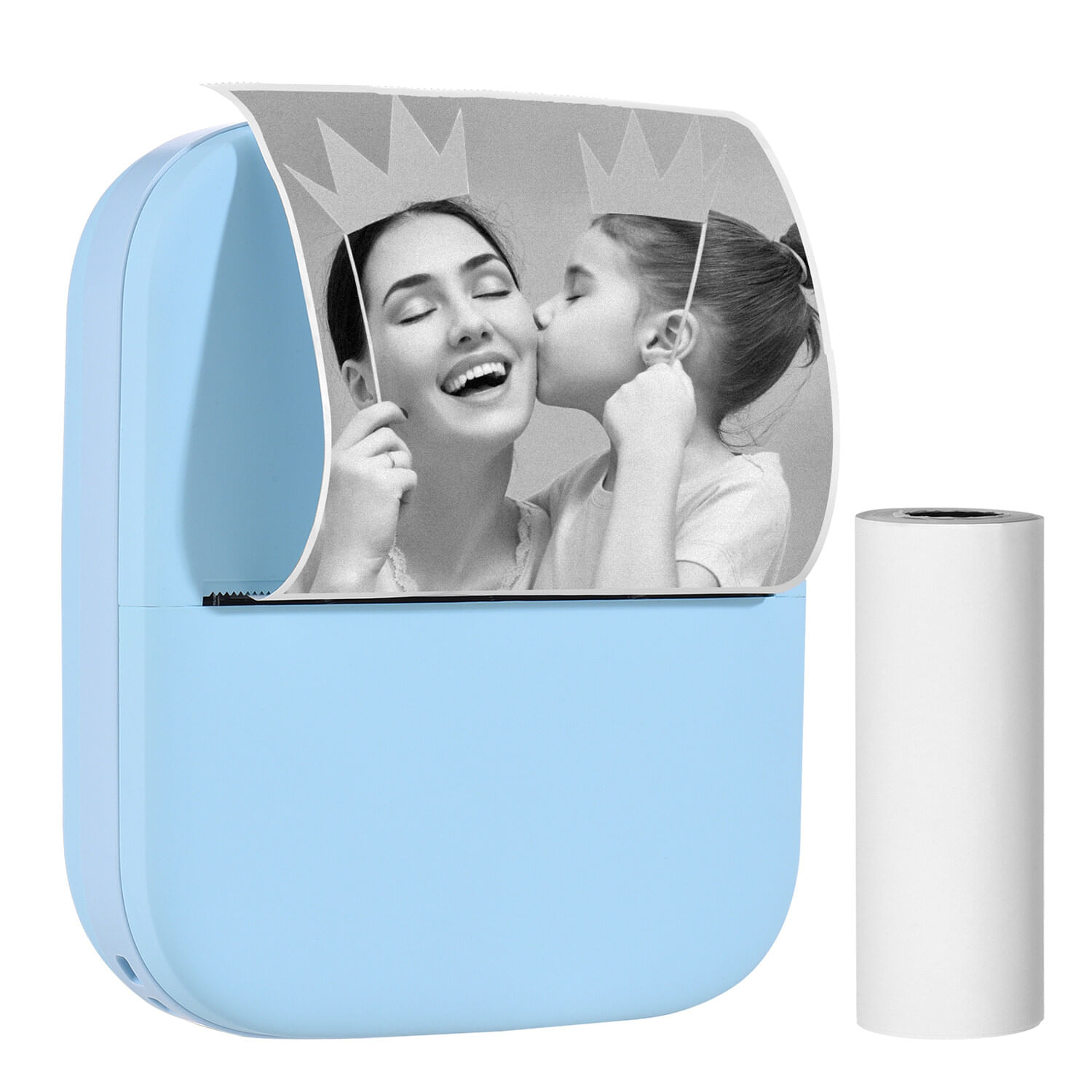 Impresora Térmica X1 80Mm Portátil Mini Gran Formato Bluetooth Azul