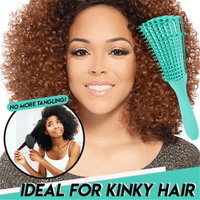 Peine Cepillo Flexible Desenredante para Cabello Ondulado Rizado Afro