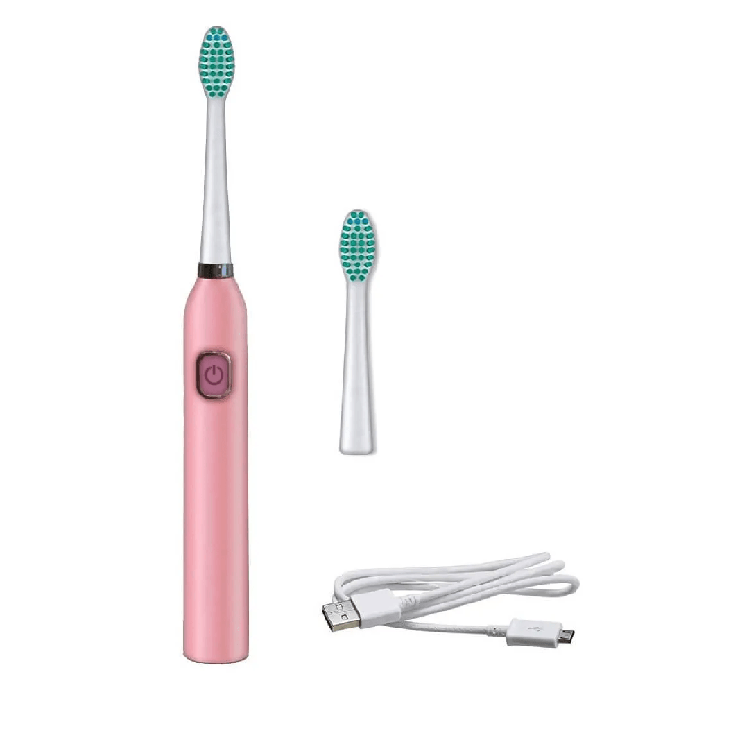 Cepillo de Dientes Eléctrico Recargable Rosado