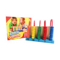 Ábaco vertical Didáctico Matemático x5 filas