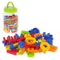 Pote Imantado x52 pcs Didácticos Abc