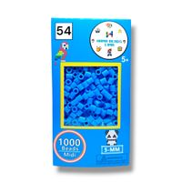 Cajita de Colores Hama Beads de 1000 Unidades Midi 5mm Cian