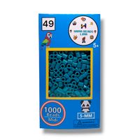 Cajita de Colores Hama Beads de 1000 Unidades Midi 5mm Turqueza