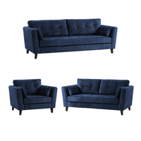 Juego de Sala 3 2 1 Handry Azul