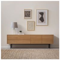 Mesa de Tv 77” Fiaol Ventitas Home Roble Buralo