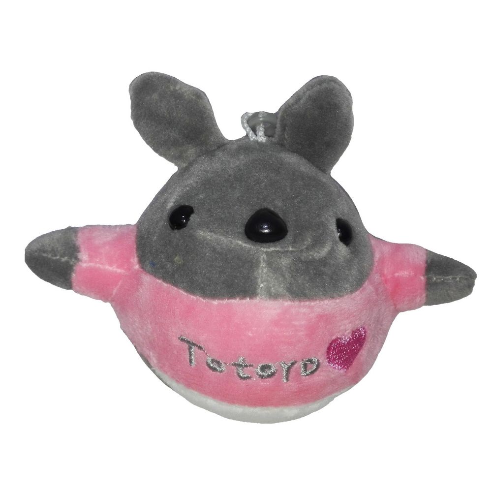 Peluche Llavero Mi Vecino Totoro Polo Rosa 12cm