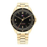 Reloj Tommy Acero Dorado con Negro 1791903