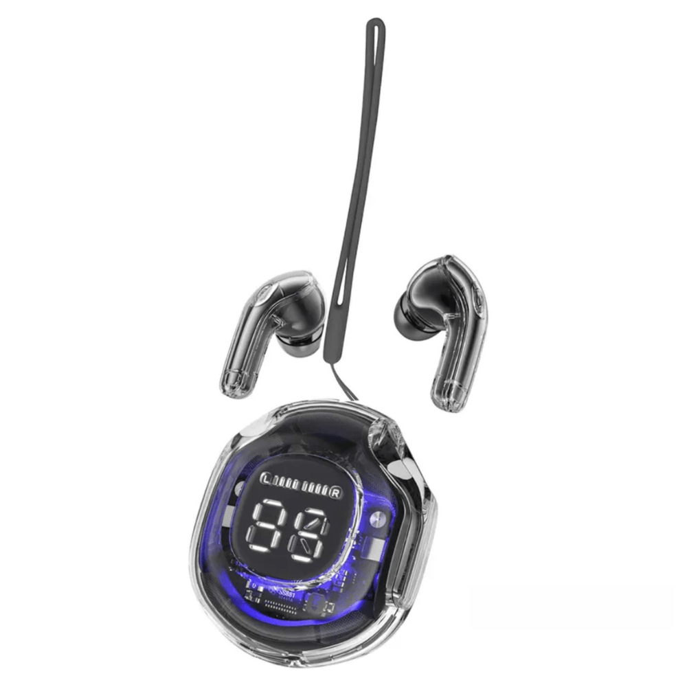 Audifonos Inalámbricos Bluetooth Cancelación De Ruido LED Air 39 Negro