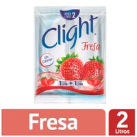Bebida Instantánea en Polvo CLIGHT Sin Calorías Sabor Fresa en Sobre 14g